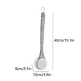 thumbnail image 3 of Bath Back Scrubber Long Handle Brush | Soft & Firm Bristles Body Exfoliator | Dry & Wet Shower Brush for Deep Cleansing | Plastic Handle | Gray or Clear | 1 Piece | 15.75x3.94x3.15 in, 3 of 6