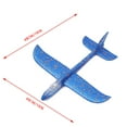 thumbnail image 3 of Hand Thrown Glider Airplane with Full-Body LED Lights, 19 Inch Large EPP Foam Flying Aircraft Toy for Outdoor Night Flying Glow Games Orange, 3 of 5