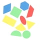 thumbnail image 2 of Juego de Geometría de 10 Uds., Imán para Nevera, Pared / Decoración Del Hogar, Manualidades DIY, Juguete de Aprendizaje para / Bebés Zulema Juguete de la etiqueta engomada del refrigerador de la geometría, 2 of 7