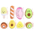 thumbnail image 3 of Juguetes interactivos para Perros ANGGREK 8 Uds felpa sonido fruta serie, 3 of 8