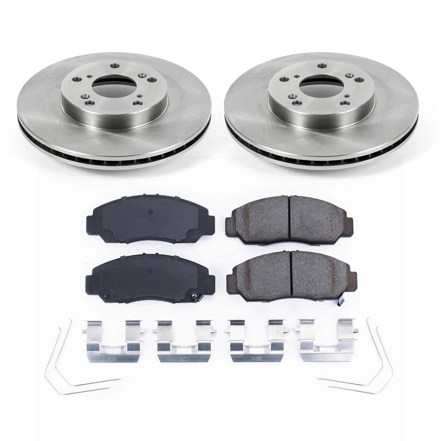 PowerStop Front Stock Replacement Brake Pad and Rotor Kit Fits: HONDA Select Models KOE9109