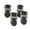 Black, variant on Walbest 4PCS/Set Dog Booties Breathable Dog Shoes for Outdoor, Boots for Small Medium Large Dogs