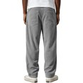 thumbnail image 3 of Mens Corduroy Long Trousers Wide Leg Elastic Waist Drawstring Textured Pants Loose Fit Casual Loose Pants Daily Fashion Wear, XL, 3 of 3