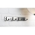 thumbnail image 3 of Era Bar with 4 Hooks Metal Wall Mount Chrome; Organizer for Hat Clothes Bathrobe, 3 of 4