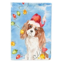 Carolines Treasures CK2509GF Christmas Lights Blenheim Cavalier Spaniel Flag Garden Size Small multicolor