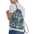 thumbnail image 2 of Bingfone Colorful Flowers Drawstrings Backpacks Bags for Men Women Gym Drawstrings Bag-Medium, 2 of 8