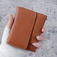 thumbnail image 1 of Womens Short Wallet Simple Solid Color Coin Purse Multifunctional Card Holder Coin Ultra-thin, 1 of 8