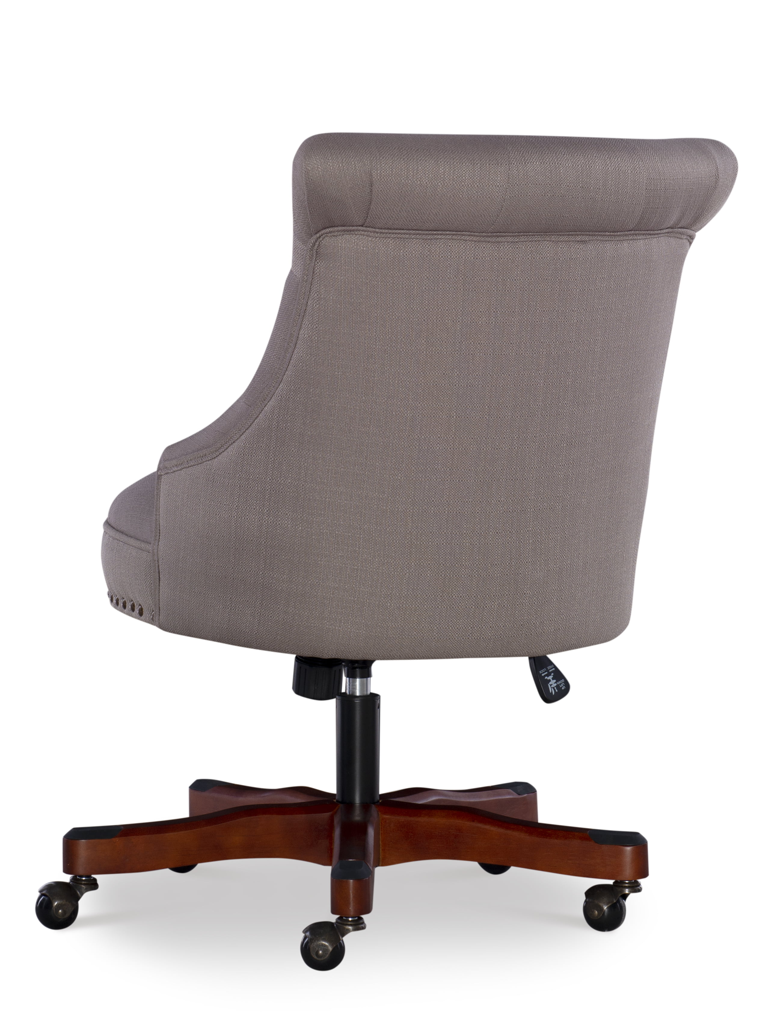 Linon Sinclair Manager's Chair with Adjustable Height & Swivel, 275 lb. Capacity, Dolphin Gray