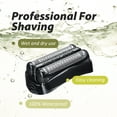 thumbnail image 2 of 21B Electric Shaver Replacement Heads for Series 3, Compatible with Razors Models 3010s, 3040s, 3050cc, 3070cc,Black, 2 of 7