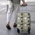thumbnail image 3 of Cute Bulldog Dog and Flower Florals Luggage Cover Fashion Suitcase Cover Baggage Covers Fit 25-28 Inch Luggage (Go Travel), 3 of 5