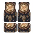 thumbnail image 1 of Disketp Dreamcatcher With Mandala for Crystal Velvet Car Mats Four-Piece Set,All-Season Automotive Protection, Vehicles, Cars, Trucks, and SUVs,Anti-Slip Design, 1 of 7