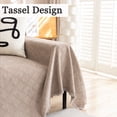 thumbnail image 3 of Jessy Home Sofa Cover Slipcover Couch Cover Protector Durable Multi-Function Furniture Cover for Pets Dogs Cats Home Decor Sofa Covers for Living Room 71"x 134"Light Coffee, 3 of 9