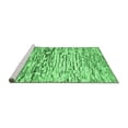 thumbnail image 2 of Ahgly Company Machine Washable Indoor Rectangle Abstract Emerald Green Modern Area Rugs, 7' x 9', 2 of 4