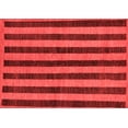 thumbnail image 1 of Ahgly Company Machine Washable Indoor Rectangle Abstract Red Modern Area Rugs, 4' x 6', 1 of 4