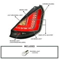 thumbnail image 4 of Spec-D Tuning Smoke LED Tail Lights w/ LED Tube Compatible with 2011-2013 Ford Fiesta Hatchback, Left + Right Pair Assembly, 4 of 8