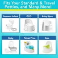 thumbnail image 2 of AUQ  Potty Liners Pack of 30 Liners - Never Clean A Potty Again - PottyMate Liners with Super Absorbent Pad - Fits Any Standard or Travel Potty - by Cleanis 30 Count (Pack of 1), 2 of 6