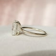 thumbnail image 6 of SOLITAIRE JEWELS 4.50CT Radiant Hidden Halo Moissanite Diamond Engagement Ring Solid 10K Yellow Gold, 6 of 6