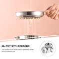 Stainless Steel Filter Pot Oil Holder Stainless Steel Oil Can Oil