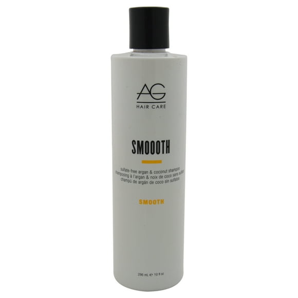 Smoooth Sulfate-Free Argan and Coconut Shampoo by AG Hair Cosmetics for Unisex - 10 oz Shampoo