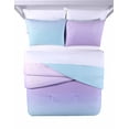 thumbnail image 6 of Heritage Club Kids Cool Ombre Seersucker Comforter Set , Full/Queen, Teal, Polyester, 6 of 6