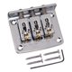 thumbnail image 1 of Puente de silla de de rodillo de guitarra de 3 cuerdas con tornillos de puente de 4 piezas de llaves Piezas de instrumentos de cuerda Plata CUTICAT Guitar Roller Saddle Bridge, 1 of 8