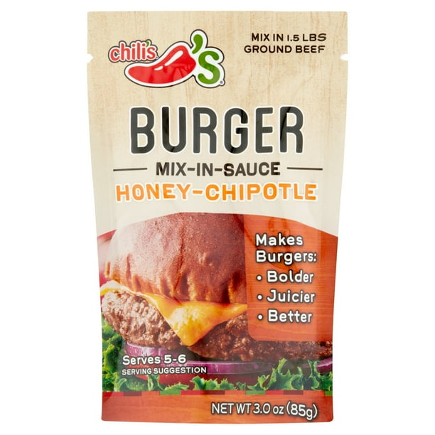 4 Pack Chili S Honey Chipotle Burger Mix In Sauce 3 0 Oz Walmart Com Walmart Com
