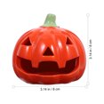 thumbnail image 2 of Pumpkin Candle Holder Halloween Candlestick Tea Light Candle Holder Party Decor, 2 of 8