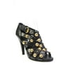 Pre-owned|Gucci Womens Studded Criss Cross Heel Black Size 41