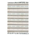 thumbnail image 3 of Unique Loom Mesa Collection Area Rug - Siphon (8' x 11' Rectangle Aquamarine/Ivory), 3 of 7