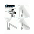 thumbnail image 6 of 1Set High Pressure Square Rain Shower Head & Handheld Spray Combo | 78" Stainless Steel Hose, 3-Way Diverter, Adhesive Holder | Dual Shower Kit for Bathroom | Decor & Accessories, 6 of 15
