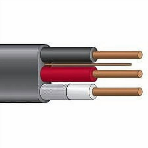Wirenco 6/3 UF-B Wire, Underground Feeder and Direct Earth Burial Cable (125Ft Cut)