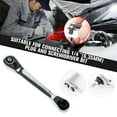 thumbnail image 2 of Wmool Mini Ratchet Wrench 1/4 " Drive Soet And Screwdriver Driver Bit Nice, 2 of 8