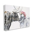 thumbnail image 3 of Stupell Industries Country Cattle Kiss Abstract Rustic Farm Animal Couple, 30 x 24, Design by Kamdon Kreations, 3 of 5