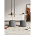 thumbnail image 2 of Manhattan Comfort Anderson End Table 1.0 with Steel Frame in Gray - Set of 2, 2 of 9