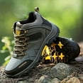 thumbnail image 4 of Mostsola Hiking Boots for Men Lace up High Top Ankle Booties Non-Slip Comfortable Athletic Shoes, 4 of 5