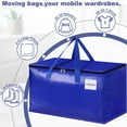 thumbnail image 5 of Moving Bags Heavy Duty Extra Large, Moving Storage Bags for Moving, Camping, College Dorm Room Essentials for Girls, Blue Tote Bags, Reinforced Handles and Tag Pocket, Blue,6 Pack, 5 of 11