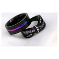 thumbnail image 4 of Matching Rings Couple Ring Black Gold Plated 1CT Purple CZ Women Wedding Ring Set, 4 of 7