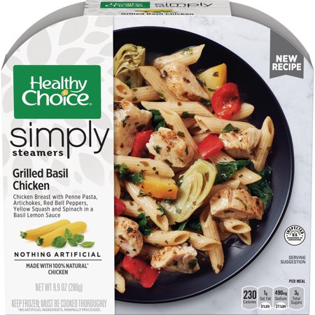 Healthy Choice Simply Steamers Grilled Basil Chicken, 9.9 ...