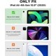 thumbnail image 2 of Funda verde compatible con el nuevo iPad Air de 5.ª generación 2022/iPad Air de 4.ª generación 2020, funda para iPad Air de 10,9 pulgadas, cubierta translúcida ultrafina con, 2 of 5
