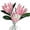 Pink, variant on Artificial Flowers Fake Protea Cynaroides:Faux Protea Flower Arrangements,Silk Flowers for Home Decor Indoor Wedding Table Centerpieces,3pcs (Rose red)