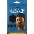 thumbnail image 2 of Titan Premium Collection #652 Black Stocking Wave Cap, 2 count, 2 of 2
