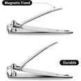 thumbnail image 2 of 28 Pcs Fingernail Nail Clippers Bulk Stainless Steel Toenail Clippers Thick Portable Travel Manicure Kit for Men and Women(Simple Style), 2 of 4