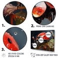 thumbnail image 3 of Designart "The Serene Curiosity Of A Crimson Ladybug III" Ladybug Canvas Art Print, 3 of 7