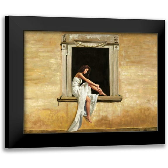 Benson, Pierre 14x12 Black Modern Framed Museum Art Print Titled - Italian Afternoon