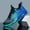 Black Blue, variant on Sneakers, Men's Sports Outdoor Running Shoes Cushioned High Elastic Air Pad and Grip Sol with Breathable Jacquard Mesh,  Pattern for Practical Racing Multi-Patch Color Blocking Casual Versatile Road