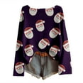 thumbnail image 4 of MHFRRA Sudadera con Capucha Sin Cabeza Atmosphere para Mujer Púrpura, 4 of 4