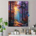 thumbnail image 4 of Pheasant Floral Tapestry Canvas Wall Art for Living Room Bedroom Dining Room Office Hallway Hotel Lobby Decor, 4 of 8