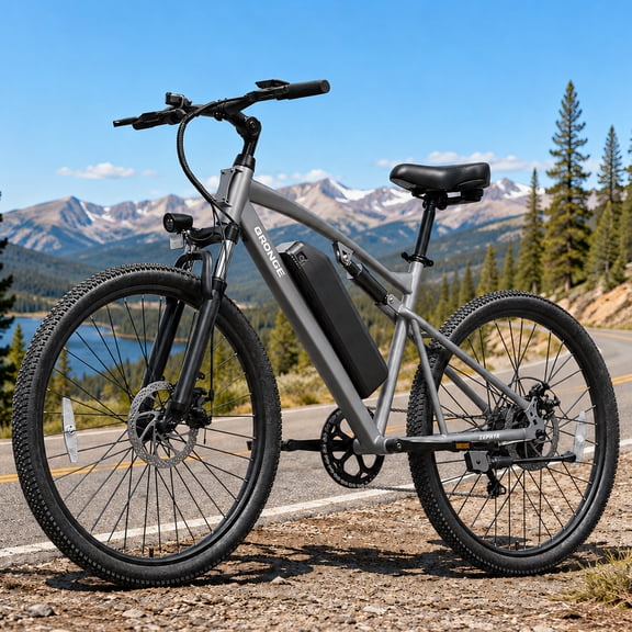 26" Electric Bikes for Adults 1000W Peak Motor up to 70 Miles Range 28 mph Max Speed Full Suspension Ebike 36V 13.5AH Removable Battery E-Mountain Bike 7 Speed, Adjustable Handlebar, UL2849 by SGS
