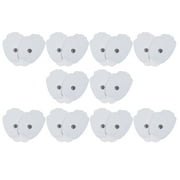 TechCare Massager Replacement Reusable 20 (10 Sets) Stick-on Electrode Self Adhesive Pads for Tens Unit Device- FDA 510(k) Cleared - 5 Years Limited Warranty