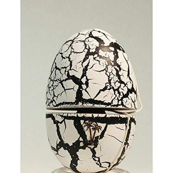 Bahama Kendama BKEGG-WHBK Egg Kendama, White Over Black